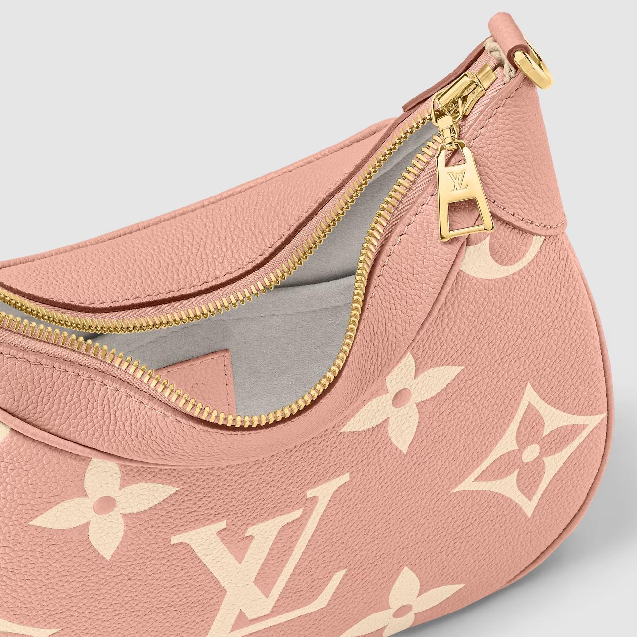 Túi Louis Vuitton Bagatelle Nữ Hồng Kem